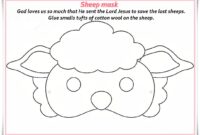 masque mouton a imprimer