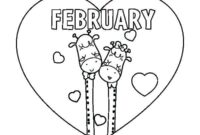 february coloring pages free