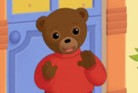 dessin anime petit ours brun