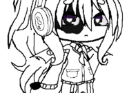 gacha life coloring pages cute gacha life coloring pages cute