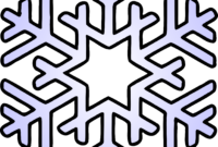 easy snowflake printable easy snowflake printable