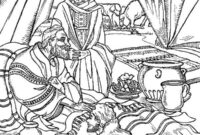 esau and jacob coloring page esau and jacob coloring page