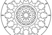 coloriage mandala moyenne section