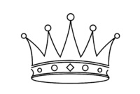 crown coloring pages printable