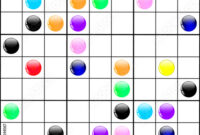 les couleurs mots sudoku
