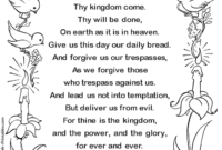 the lords prayer coloring page