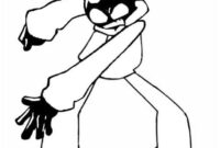 fnf whitty coloring pages fnf whitty coloring pages