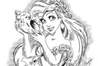 tattooed disney princess coloring pages