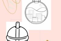 bubble tea coloring pages