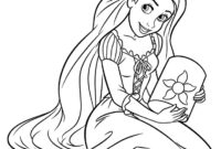 cute rapunzel coloring pages cute rapunzel coloring pages