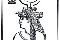 egyptian coloring page egyptian coloring page