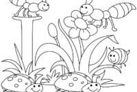 free printable april coloring pages