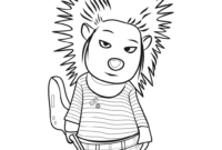 sing coloring page