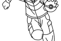 pokemon ash coloring page