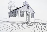 schoolhouse drawing schoolhouse drawing