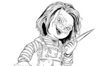 chucky coloring pages printable chucky coloring pages printable