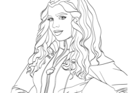 descendants coloring pages mal