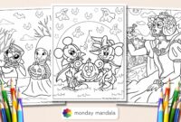 halloween stitch coloring pages