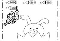 easter color by number pages easter color by number pages