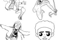 spider man into the spider verse coloring pages miles morales