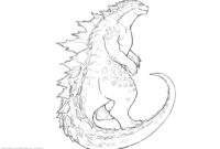 godzilla king of the monsters coloring pages