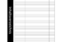 inhaltsverzeichnis vorlage ohne datum comic inhaltsverzeichnis vorlage ohne datum comic