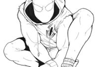 iron spider coloring pages