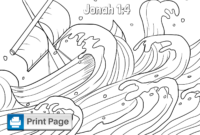printable jonah and the whale coloring page printable jonah and the whale coloring page