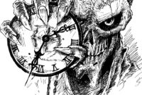 horror coloring pages pdf