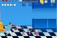 jeux de oggy et les cafards dans la maison