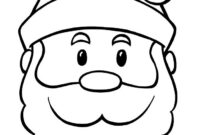 cute santa claus coloring pages