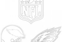 eagles football coloring page