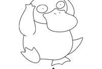 psyduck coloring page psyduck coloring page