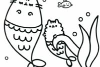 coloring page pusheen