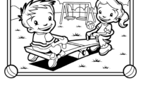 coloring pages park coloring pages park