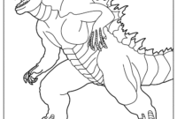 godzilla free coloring pages godzilla free coloring pages