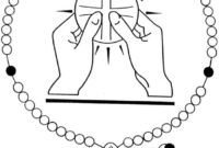 free printable rosary coloring pages free printable rosary coloring pages