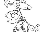 rugrats colouring pages