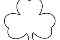shamrock coloring pages shamrock coloring pages