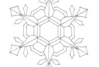 how to color a snowflake