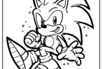 sonic the hedgehog coloring pages movie