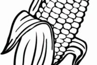 rainbow corn coloring page rainbow corn coloring page
