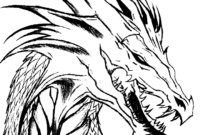 fire breathing dragon coloring page fire breathing dragon coloring page