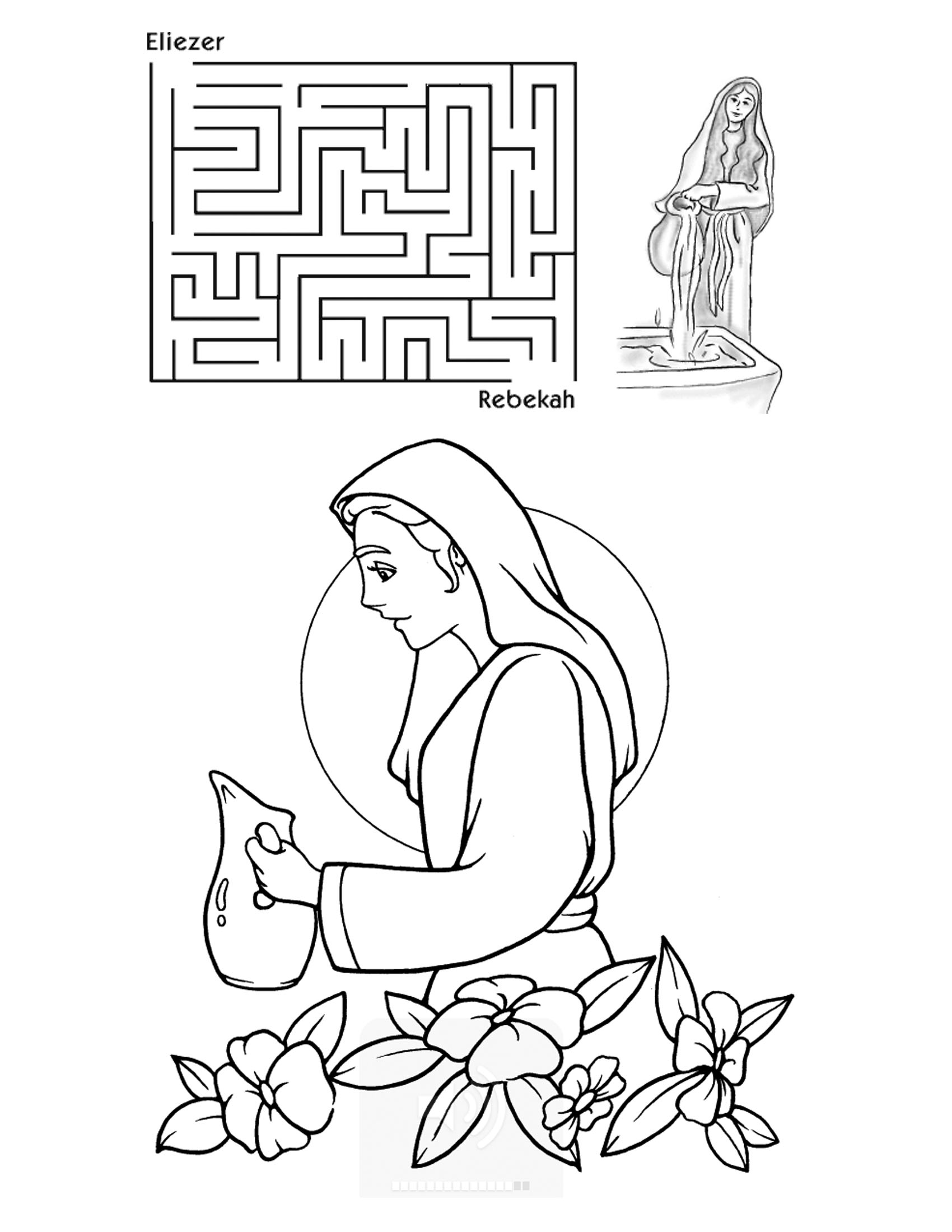 Abraham And Isaac Coloring Page at GetColorings.com | Free printable