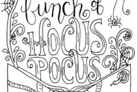 hocus pocus coloring pages hocus pocus coloring pages