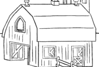 barn printable coloring pages