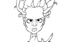 bride of frankenstein coloring pages