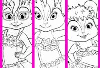 chipettes coloring pages