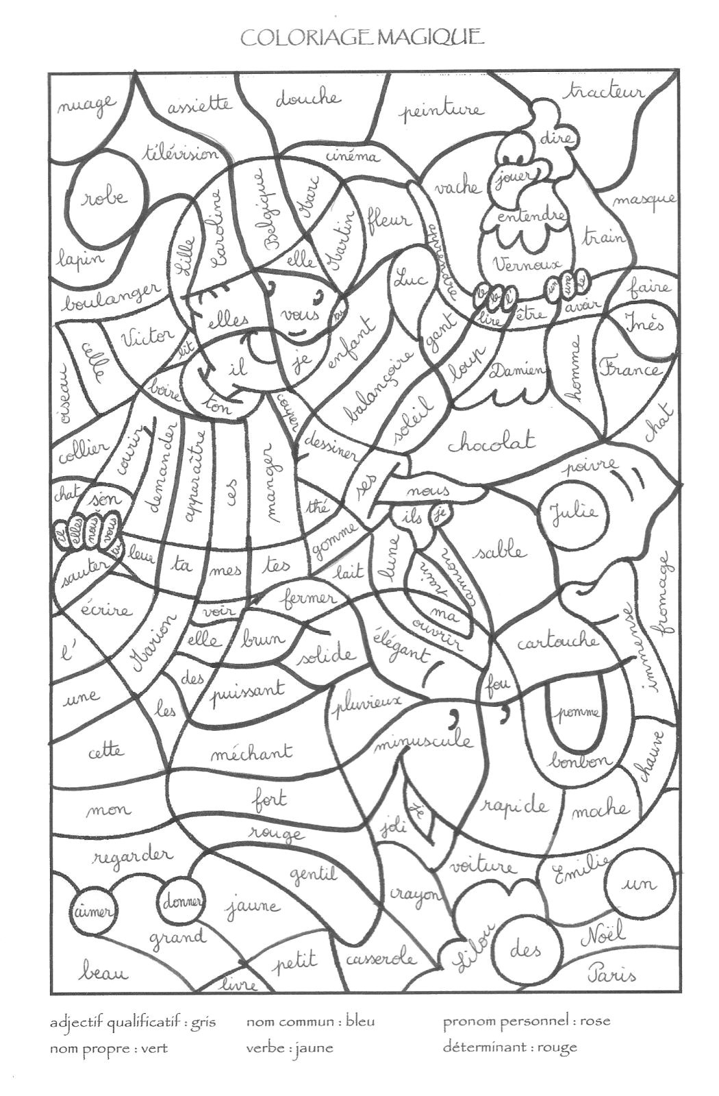 Coloriage Magique Cm1 à Imprimer Multiplication Coloriage Magique La