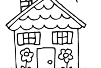 coloriage maison a imprimer